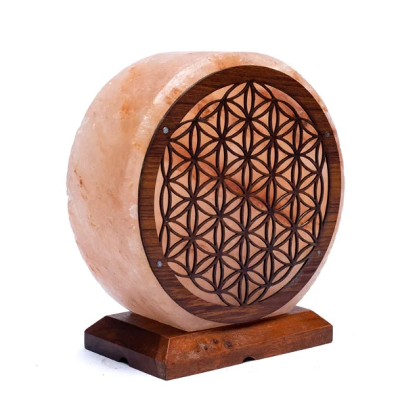 Salt harmonizing lamp/flower of life - AsgardShopping