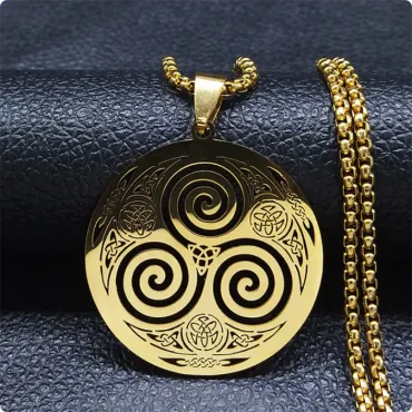 Necklace Quantum Triskelion TachyoGraviton BrahmaLoka©