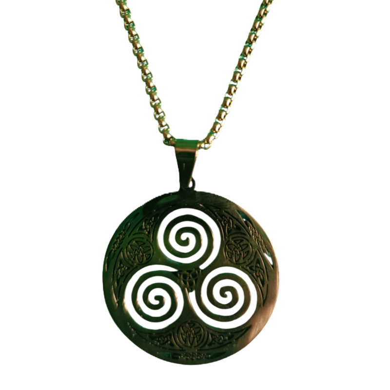 Necklace Quantum Triskelion TachyoGraviton BrahmaLoka© Necklace Quantum Triskelion TachyoGraviton BrahmaLoka©