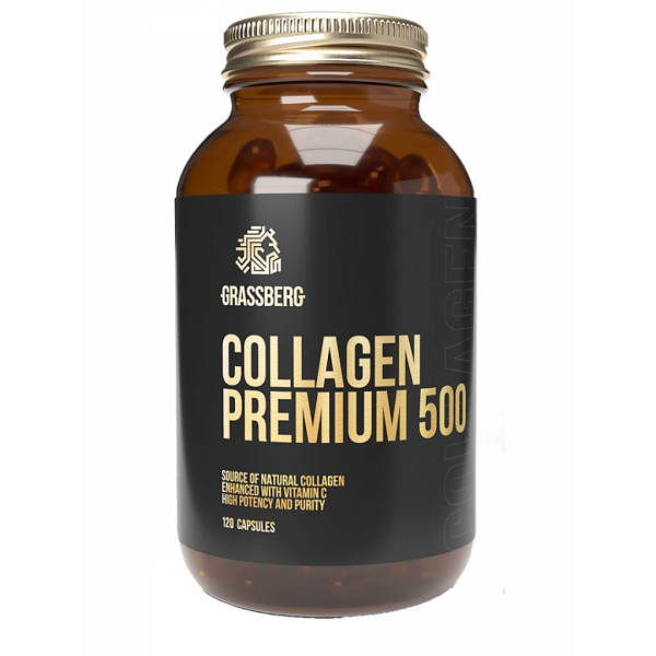 Grassberg Collagen Premium 500 mg 60 cap. - AsgardShopping