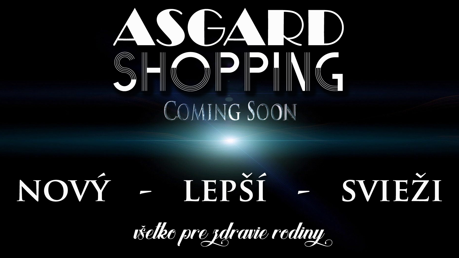 Pripravujeme nový Asgard Shopping